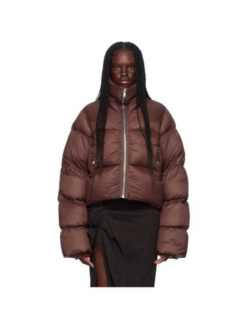 Rick Owens Brown Porterville Turtle Down Jacket