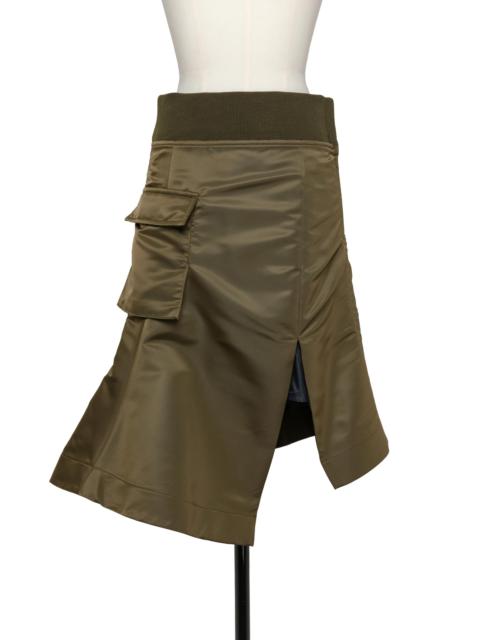 sacai Matelasse Twill Mix Skirt | REVERSIBLE