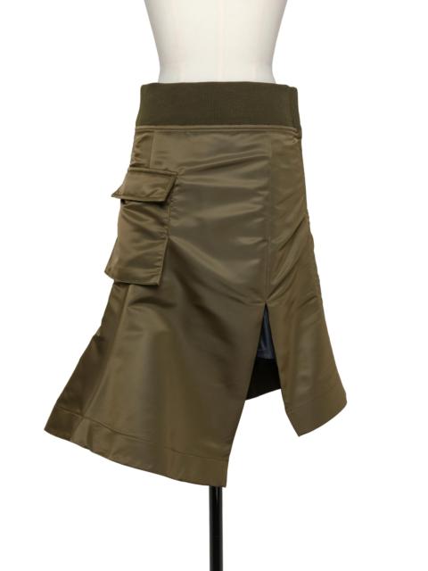 Nylon Twill Skirt