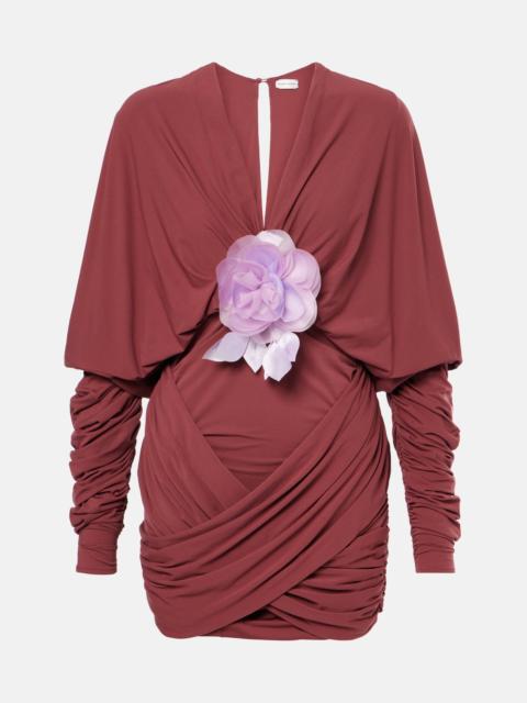 MAGDA BUTRYM draped V-neck mini dress