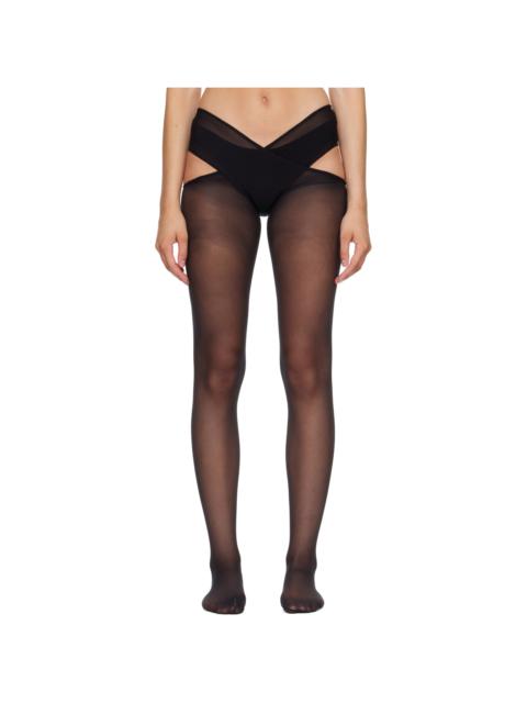 Wolford Black Individual 12 Stay-Hip Tights