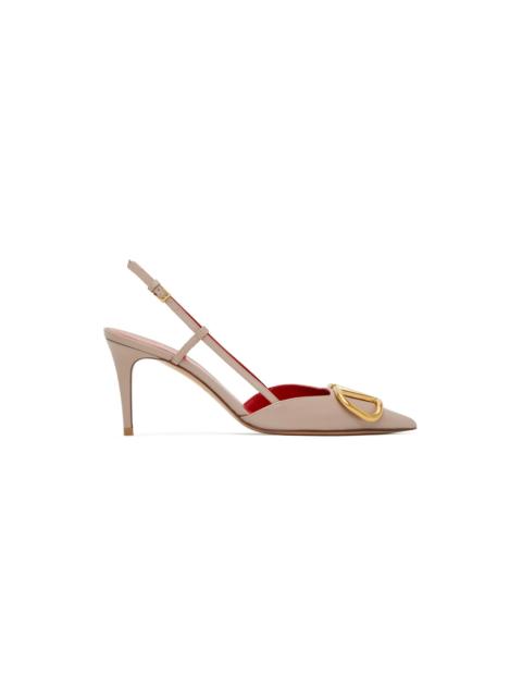 Valentino VLogo 서명 80mm slingback 펌프
