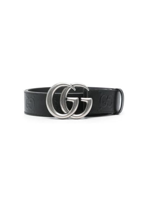 GUCCI GG Marmont embossed belt