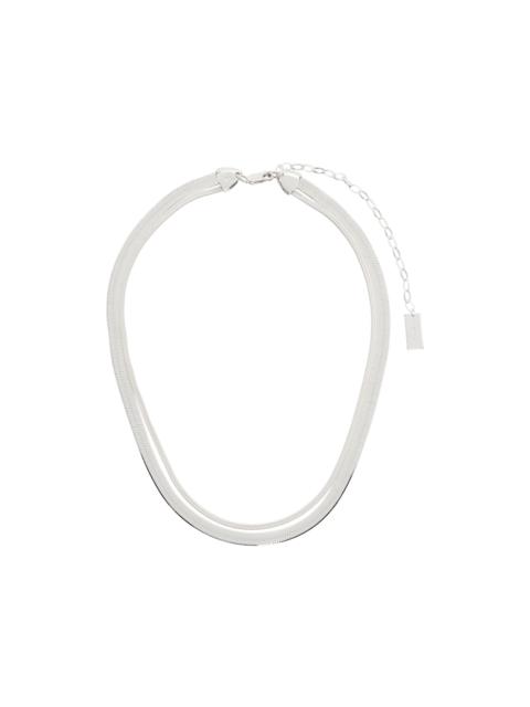 Lemaire Silver Water Snake Necklace
