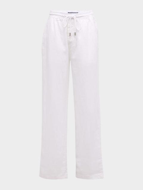 Vilebrequin Pacha Drawstring Linen Pants
