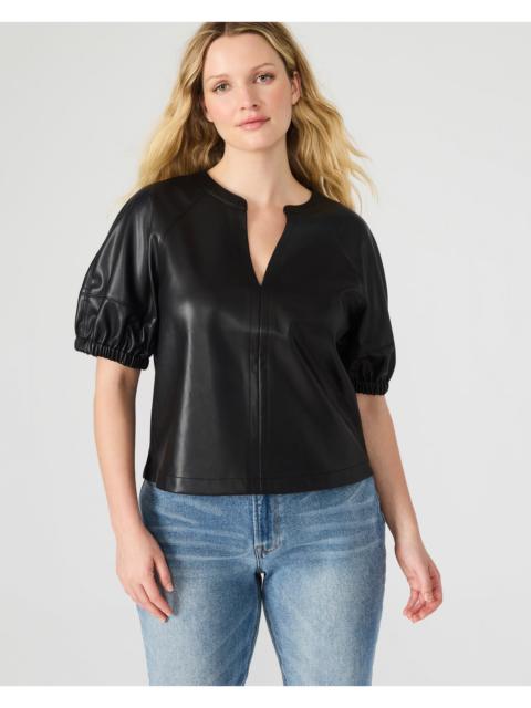 STEVE MADDEN ROXANNE TOP BLACK