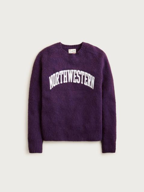 J.CREW '47 X J.Crew brushed wool Northwestern sweater