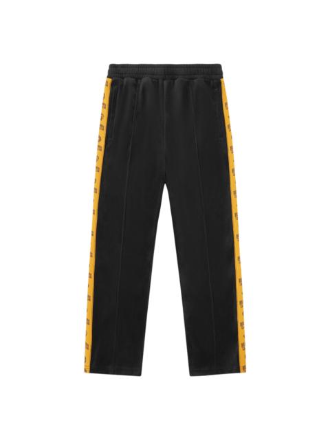 BILLIONAIRE BOYS CLUB SMALL ARCH LOGO TAPED VELOUR TRACK PANTS
