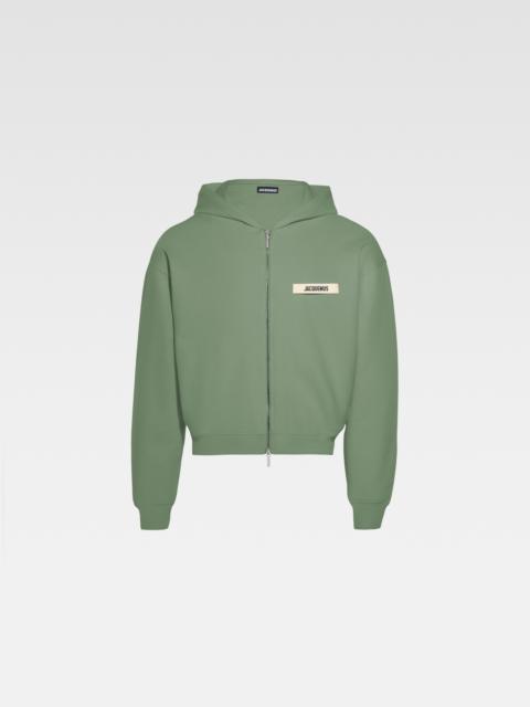 JACQUEMUS The Gros Grain zipped hoodie