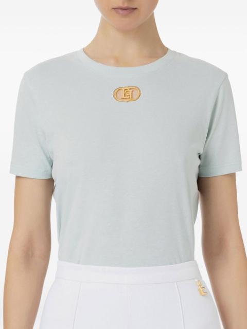 ELISABETTA FRANCHI logo-plaque short-sleeve T-shirt