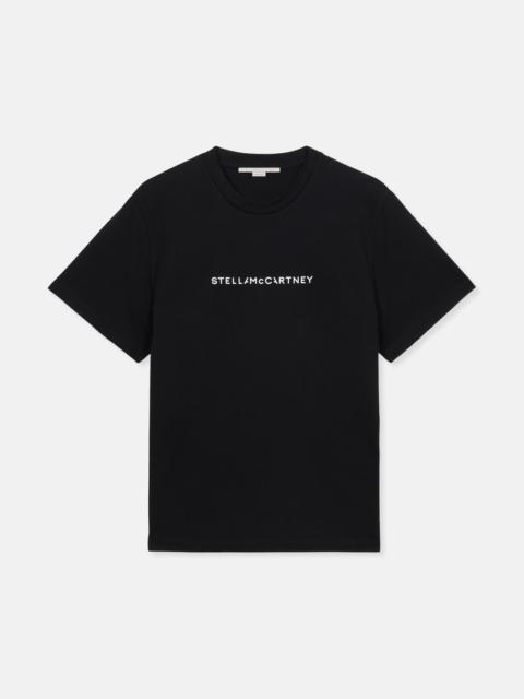 Stella McCartney Logo Oversized Cotton T-Shirt