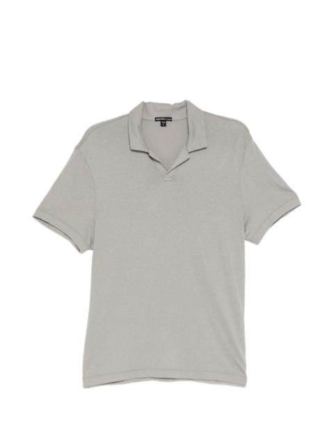 JAMES PERSE open-collar short-sleeve polo