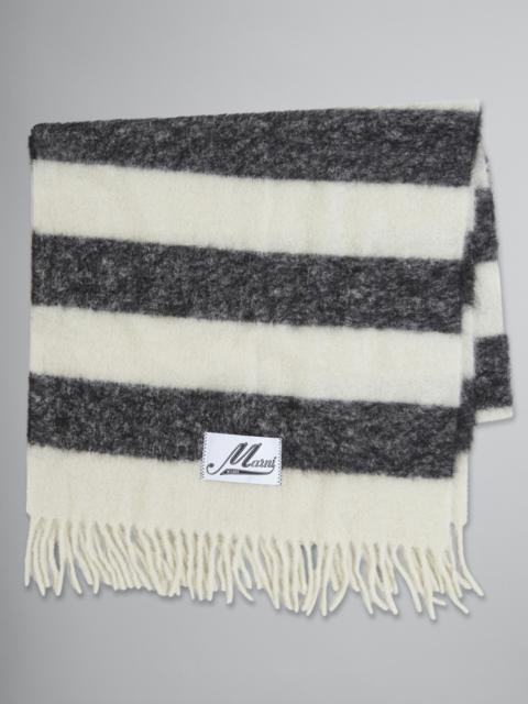Marni BRUSHED WOOL AND MOHAIR SCARF