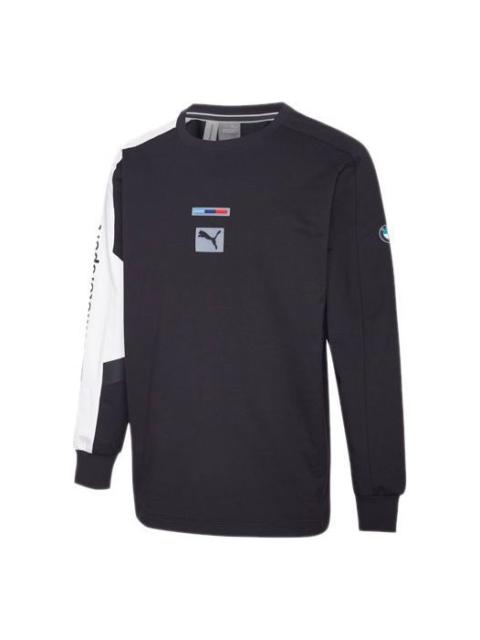 PUMA PUMA x BMW Crossover Racing Series Casual Sports Pullover Round Neck Black 596081-01