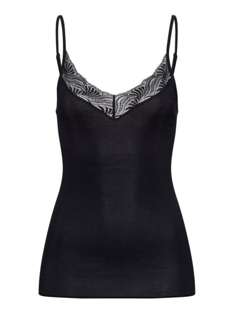 HANRO Cotton Delight Lace Trim Cotton Camisole