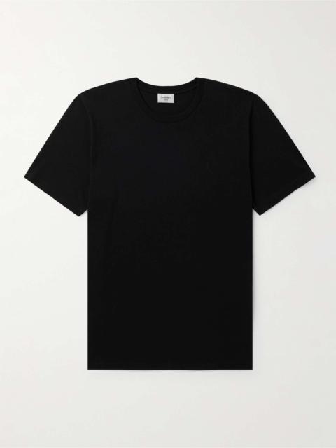 SAINT LAURENT COTTON LOGO T-SHIRT | santaeulalia | REVERSIBLE