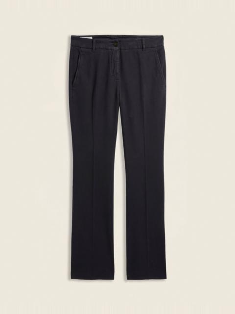 SLOWEAR Slim-fit trousers in stretch cotton drill