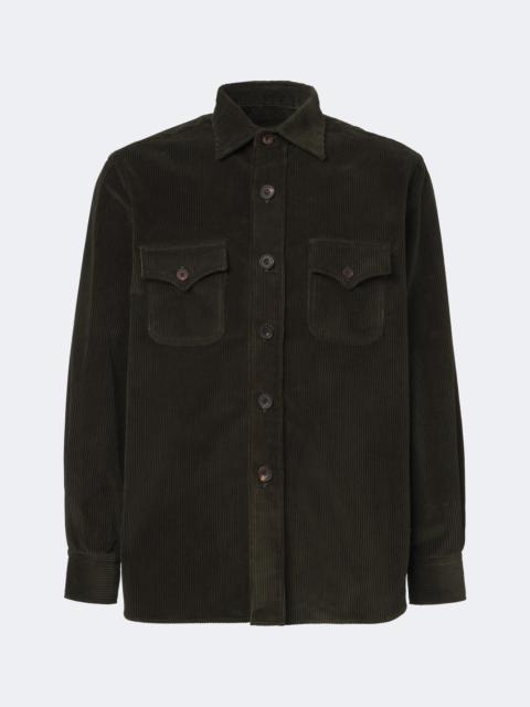 RUBINACCI Cotton corduroy overshirt