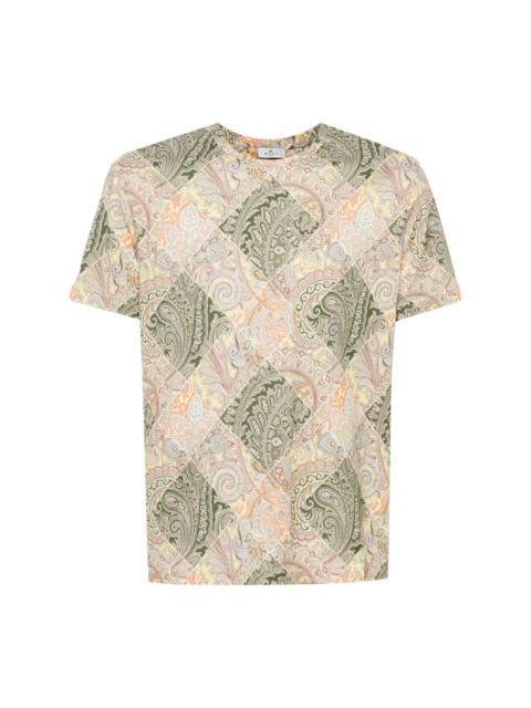 Pegaso-embroidered T-shirt