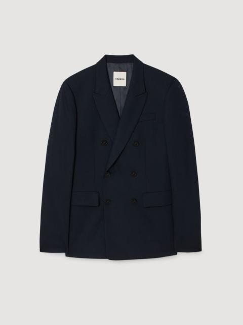 Sandro DOUBLE-BREASTED SUIT JACKET