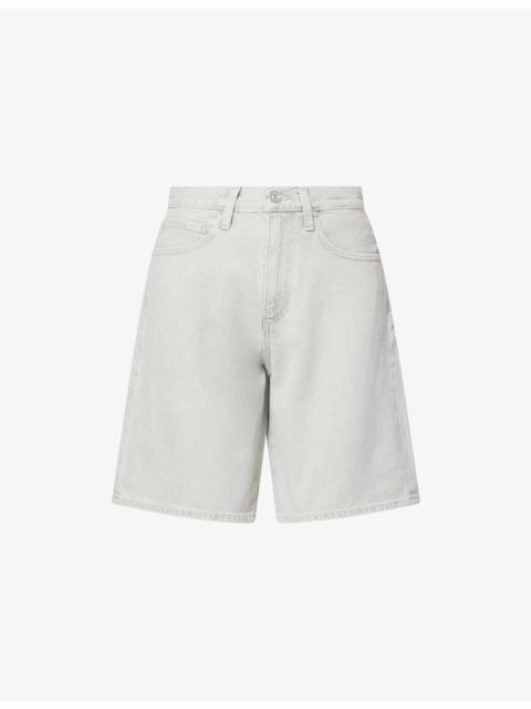 PAIGE Faye High-Rise Denim Shorts