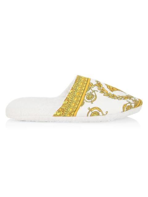 VERSACE Barocco Cotton Slippers