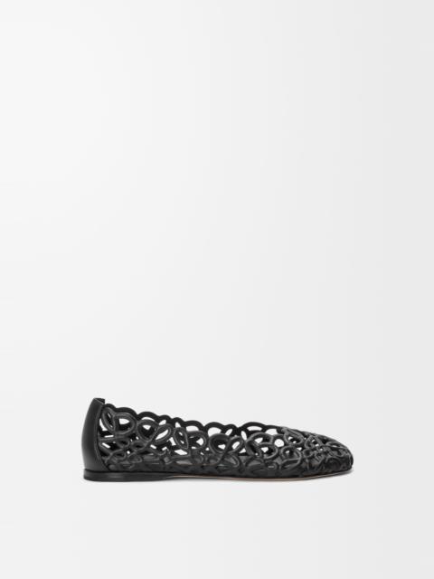 Loewe Petal Anagram ballerina in lambskin