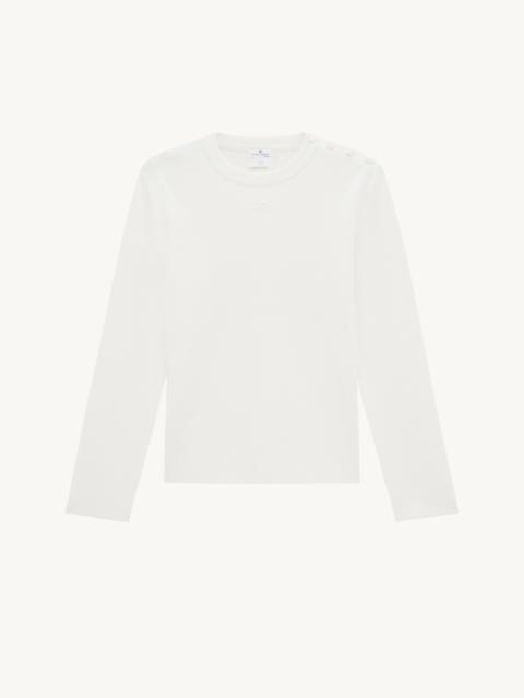 courrèges KNIT FASTENERS SWEATER