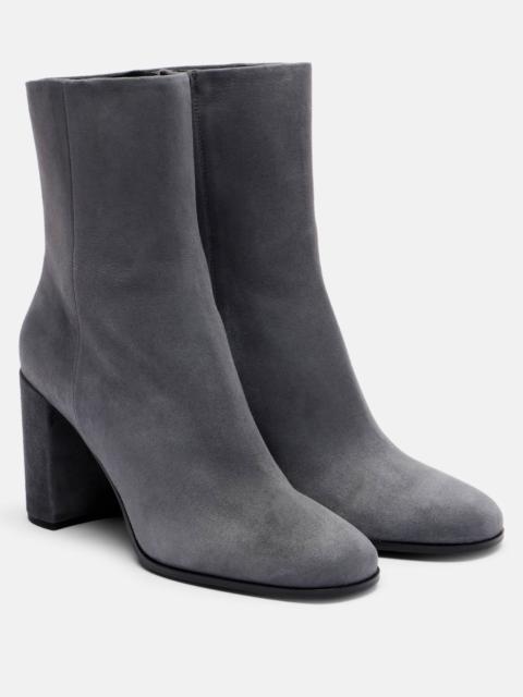 Prada 85 suede ankle boots
