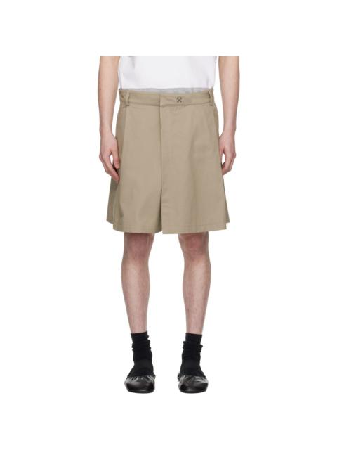 GmbH Beige Qalbi Shorts