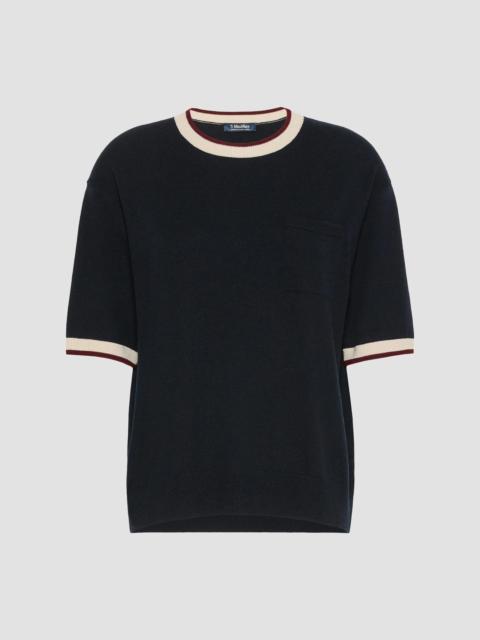 Max Mara Women's Wool Yarn Pocket Sweater - Ultramarine