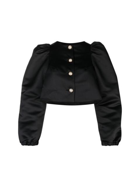 SLEEPER Mystery Puff cropped jacket