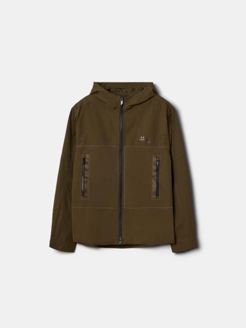 A-COLD-WALL* Albany Hooded Overshirt Deep Olive