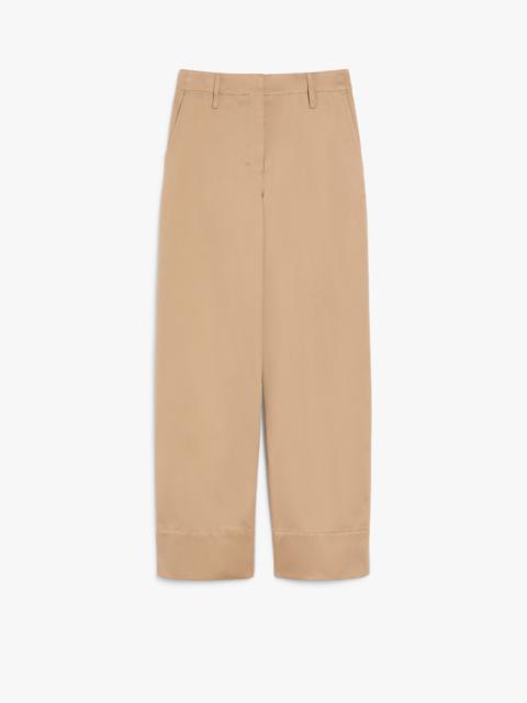 'S Max Mara UNICO Cotton gabardine trousers