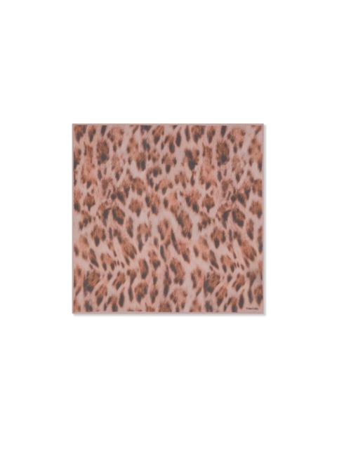 TOM FORD CHEETAH CREPE DE CHINE POCKET SQUARE