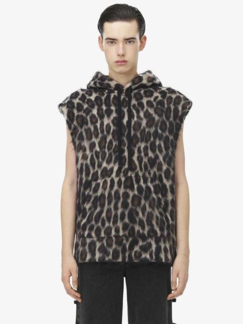 Alexander McQueen Sleeveless Hooded Sweatshirt