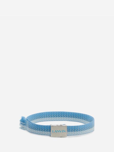 Lanvin POLYESTER WEAVE CURB BELT