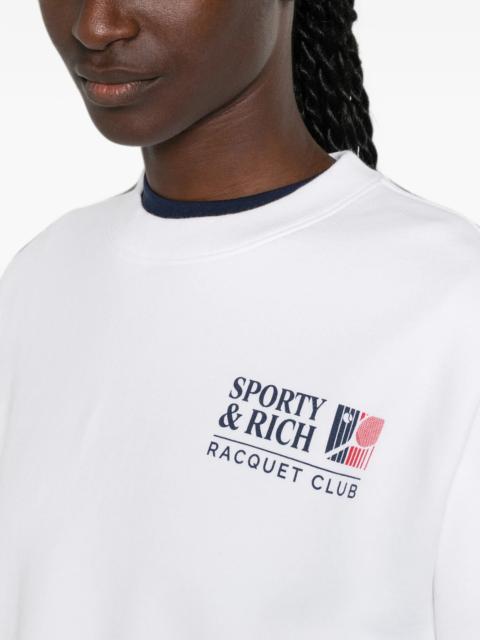 Sporty & Rich Sporty & Rich Logo-print Sweatshirt