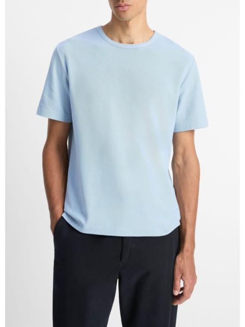 Vince Pima Cotton Piqué Crew Neck T-Shirt