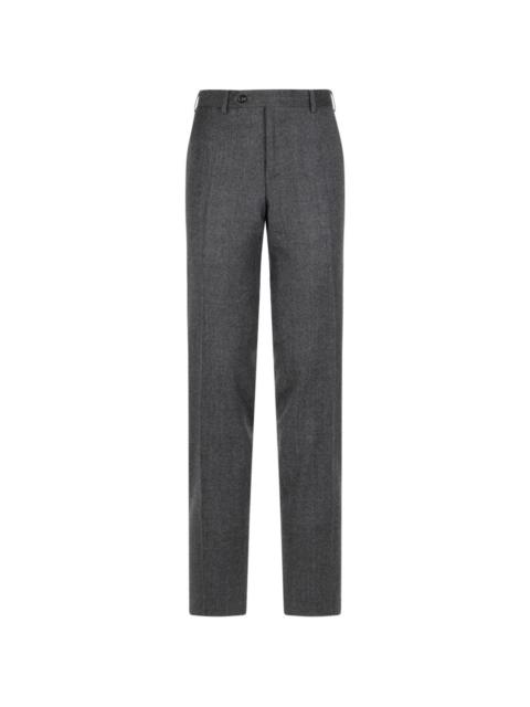 Canali button-up trousers