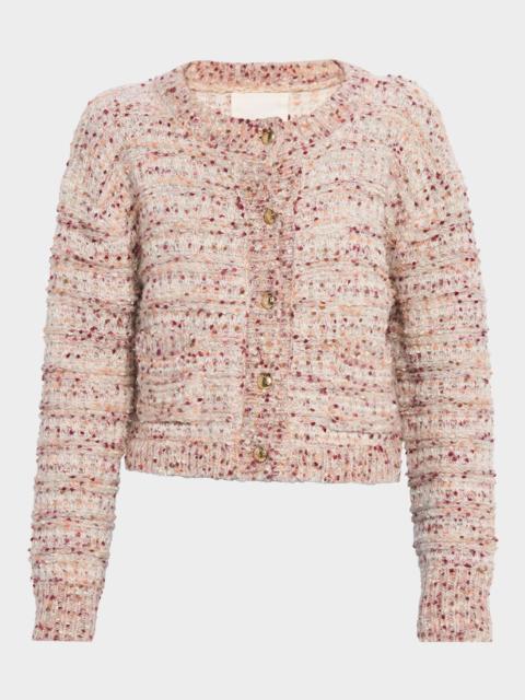 SABLYN Helena Cropped Double-Pocket Cardigan