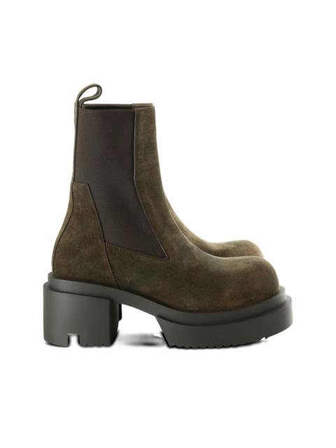 Rick Owens 70mm Beatle Bogun platform Chelsea boots
