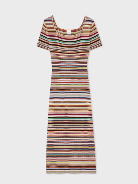 Women's 'Signature Stripe' Knitted Dress