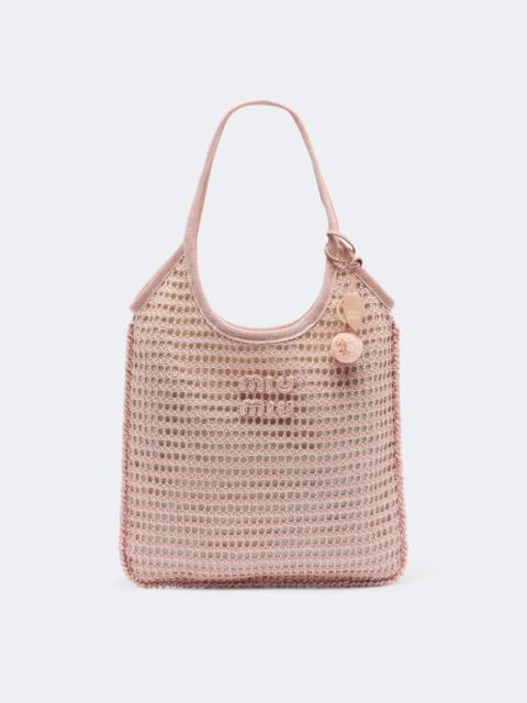 Miu Miu Ivy crochet shopper