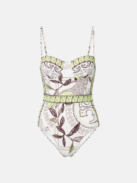 TORY BURCH printed swimsuit
