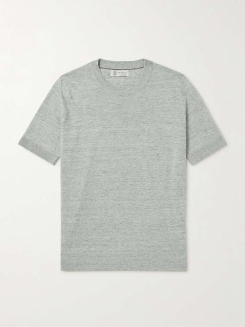 Linen and Cotton-Blend T-Shirt