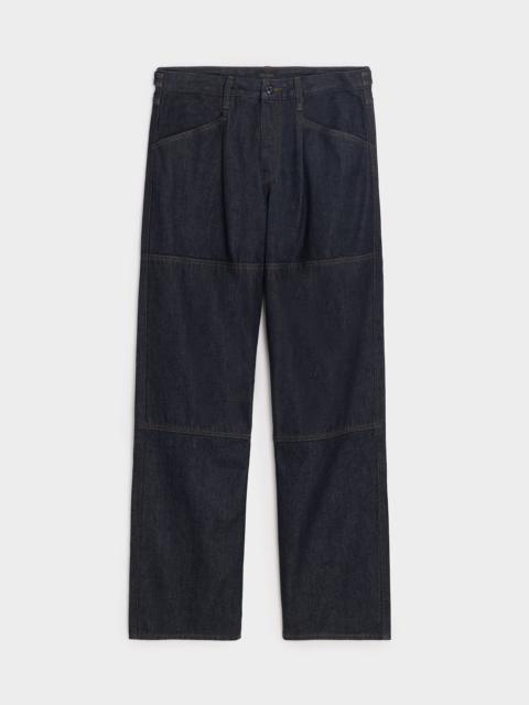 TODD SNYDER Pleated Denim Welder Pant