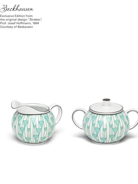 Prada Porcelain milk jug and sugar bowl set