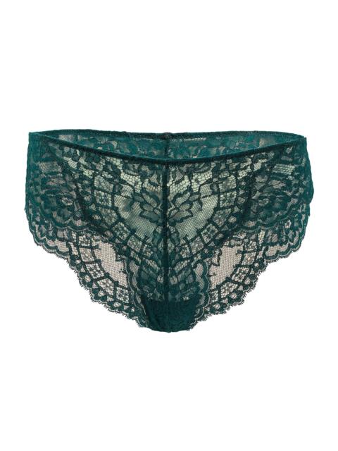 Wolford Women's Belle Fleur Bikini-Cut Brief - Emerald