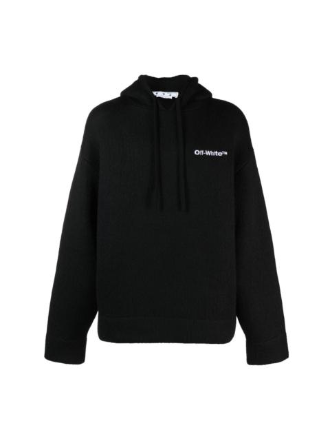 Off-White logo-print hoodie